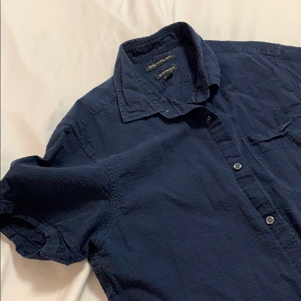 Navy blue shirt